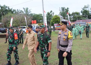 Wabub INHU Pimpin Upacara Pembukaan TMMD ke- 120 Tahun 2024 Kodim 0302