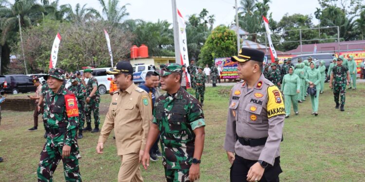 Wabub INHU Pimpin Upacara Pembukaan TMMD ke- 120 Tahun 2024 Kodim 0302