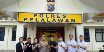 Live di TVOne Final di Bali, Kapolres Pelalawan Ajak Masyarakat Pelalawan Dukung Nelson Sianturi