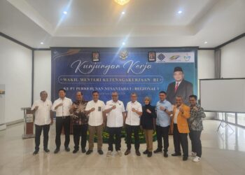 Wamen Tenaga Kerja Kunjungi PTPN : Terus Pelihara Sinergitas Perusahaan dan Karyawan