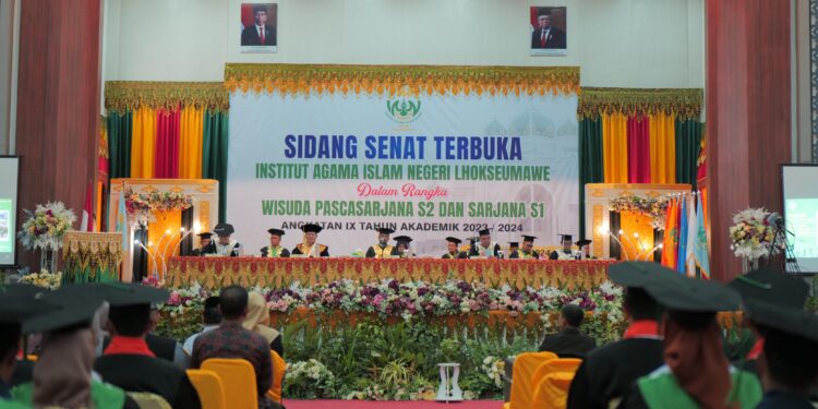 Fakultas IAIN Kota Lhokseumawe Wisuda 420 Mahasiswa Angkatan ke- 9 