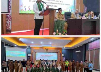 Bupati Zukri Membuka Secara Resmi Rapat Koordinasi Kabupaten Kota Layak Anak Dilingkungan Pemerintah Kabupaten Pelalawan Tahun 2024