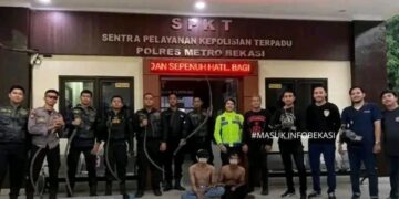 Patroli Perintis Presisi Polres Metro Bekasi Gagalkan Aksi Tawuran Pemuda Bersenjata Tajam