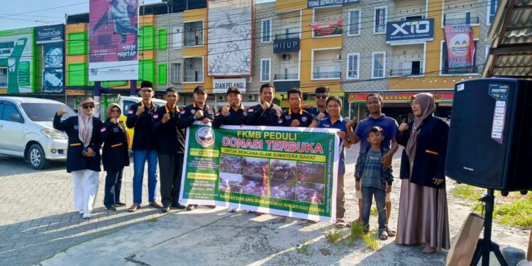 FKMB dan LRC Galang Dana Untuk Korban Bencana Alam di Sumatera Barat