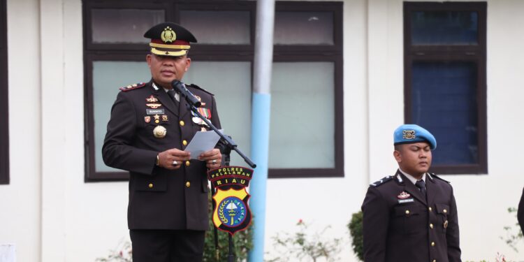 Kapolres Pelalawan Pimpin Upacara Peringatan Hari Kebangkitan Nasional ke- 116 Tahun 2024