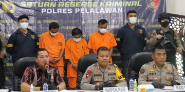 Tiga  Pelaku Cabul Terhadap Anak Dibawah Umur Berhasil Ditangkap Polres Pelalawan, Diancam Hukuman 15 Tahun Penjara