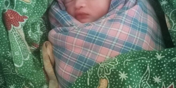 Ditemukan Seorang Bayi Berjenis Kelamin laki-laki di Pinggir Jalan Desa Simangumban Jae