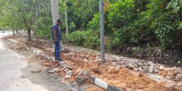 Pencuri Sikat Kabel Tanam Lampu GOR Tengku Pangeran