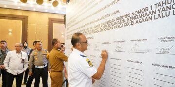 Ditlantas Polda Riau gelar Kampanye Keselamatan dan FGD bersama Pengusaha Angkutan Umum