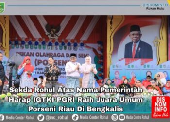 Sekda Rohul Hadiri Pembukaan Porseni IGTKI-PGRI Riau 2024 Di Bengkalis