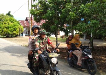 Sinergitas TNI-POLRI dalam Menjaga Ketentraman dan Keamanan Desa Binaan Nya