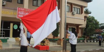 PN Pelalawan Laksanakan Upacara Hari Lahir Pancasila 2024