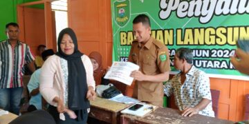 Pemdes Suka Ramai Salurkan Bantuan Langsung Tunai Tahap l Tahun 2024