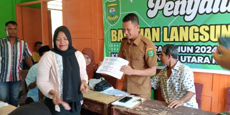 Pemdes Suka Ramai Salurkan Bantuan Langsung Tunai Tahap l Tahun 2024