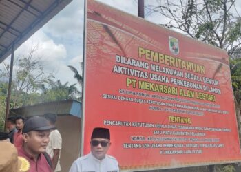 PT.MAL di Segel, Bupati Pelalawan H.Zukri Turun Langsung