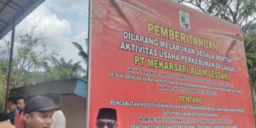 PT.MAL di Segel, Bupati Pelalawan H.Zukri Turun Langsung