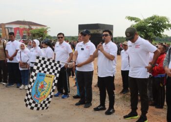 Polres Batu Bara Bersama FORKOPIMDA dan Masyarakat Batu Bara “Kompak” Deklarasikan Perang Dengan Narkoba