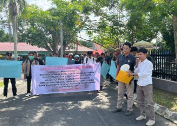 AMPUN Riau Demo di Depan Polda Riau, Ini Tututannya