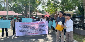 AMPUN Riau Demo di Depan Polda Riau, Ini Tututannya