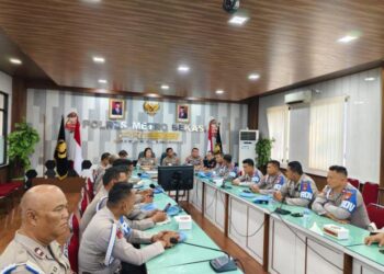 Polres Metro Bekasi adakan Penyuluhan antisipasi cegah anggota Kepolisian Bekasi terlibat aktivitas Judi Online