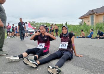 Start Fun Run Kemenpora, Ratusan Pelari Memulai Langkah Depan Mess Pemda Rohil