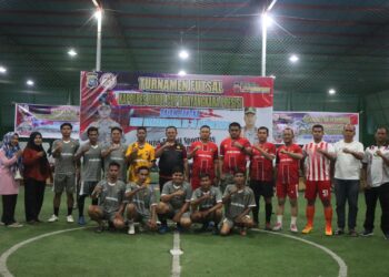 Kapolres Rokan Hulu AKBP Budi Setiyono Resmi Buka Turnamen Futsal Internal