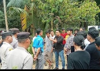 Tuntut hak CSR dan Plasma Warga 2 desa di Paluta demo kantor PT. Tindoan Bujing
