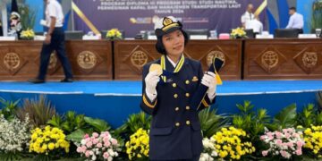 Kabupaten Pelalawan Kembali Harum di Kanca Pendidikan, Chindy Claudya Tobing Peraih Kartika Widyanata Lulusan Terbaik 1 Program Diploma III POLTEKPEL Banten Kementrian Perhubungan tahun 2024