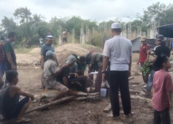 Masjid ALQIRAM Desa Dundangan Sembelih 13 ekor Sapi, 3 ekor Kambing pada Hari Idul Adha 1445 H