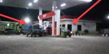 SPBU 14.284.655 di Desa Ukui Diduga Terlibat Penjualan BBM Subsidi Secara Ilegal
