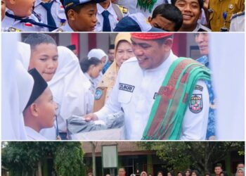 Ribuan Anak Yatim Terima Bantuan Perlengkapan Sekolah, Kebijakan Bupati H Zukri Terhadap Dunia Pendidikan