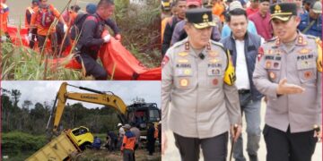 Seluruh Korban Tragedi Truk Terjun ke Sungai Segati Ditemukan