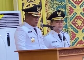 Bupati Zukri Sampaikan Pidato Perdana, Tegaskan Komitmen Membangun “Pelalawan Menawan”