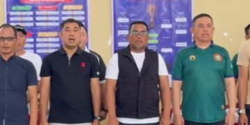 Bupati Pelalawan Buka Turnamen Futsal Serikat Riau Fiber