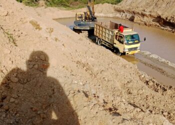 Warga Menaming Pertanyakan Penanganan Laporan Galian C ke Polres Rohul