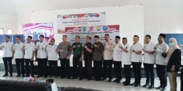 Deklarasi Kampung Bebas Narkoba, Pemkab Pelalawan Dukung Penuh Upaya Polres Menuju Lingkungan Bersih dan Produktif