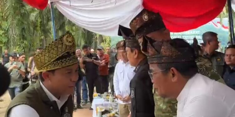 Bupati Pelalawan Ikuti Launching Relokasi dan Pemulihan Kawasan TN Tesso Nilo