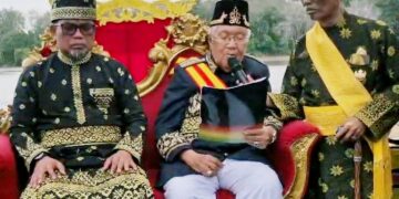 Bupati Zukri Hadiri Prosesi Adat Belimau Sultan Sambut Ramadan 1447 H di Istana Sayap Pelalawan