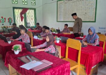 Siswa Kelas VI SD Negeri 33 Kaur Ikuti Tes TKA