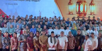 Hadiri Halal Bihalal Bersama APRIL Group, Bupati Zukri berharap agar hilirisasi produk RAPP benar-benar terealisasi di Pelalawan