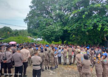 Gelombang Aksi Rantau Kasai Menggema, Aparat Tegaskan Kasus Sariman Siregar Murni Pidana Bukan Kriminalisasi