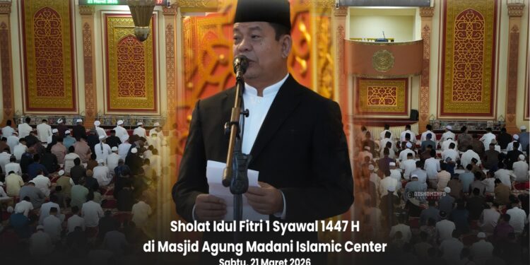 Pemerintah Kabupaten Rokan Hulu Gelar Shalat Idul Fitri 1447 H di Masjid Agung Islamic Center