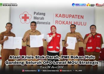 Atasi Krisis Stok Darah, PMI Rokan Hulu Gandeng Seluruh OPD Lewat MOU Strategis