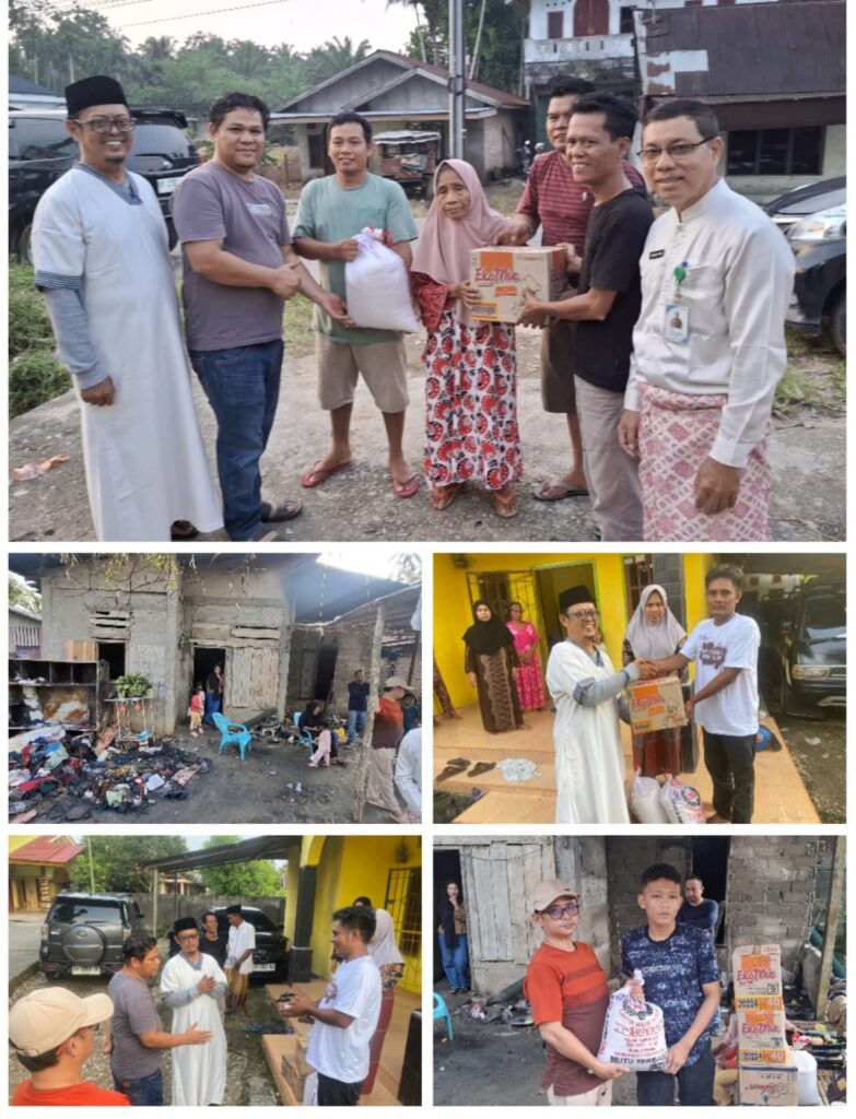Sahabat Rohul Peduli Hadir di Tengah Duka, Salurkan Bantuan ke Korban Kebakaran dan Banjir di Tiga Lokasi