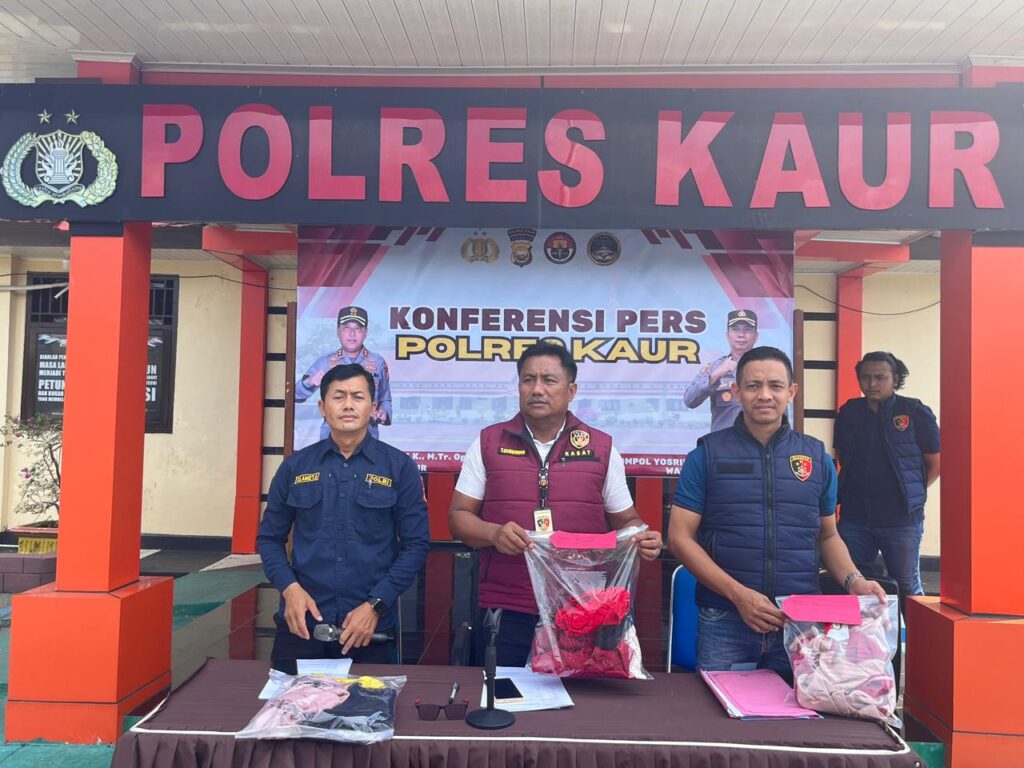 Press Release, Polres Kaur Ungkap Anak 12 Tahun Di Perkosa Ayah Tiri Berkali Kali