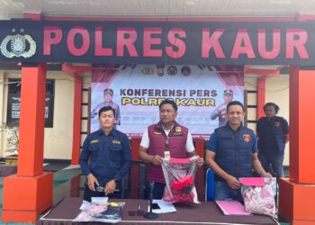 Press Release, Polres Kaur Ungkap Anak 12 Tahun Di Perkosa Ayah Tiri Berkali Kali