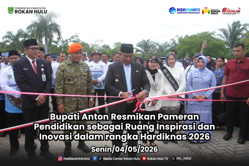 Bupati Anton Resmikan Pameran Pendidikan sebagai Ruang Inspirasi dan Inovasi dalam rangka Hardiknas 2026