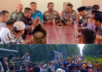 Mediasi Panas di Tengah Ribuan Massa Adat: Sengketa Lahan Ulayat Tambusai Ditahan Status Quo, Forum Lanjutan Digelar Hari Jumat di LKA