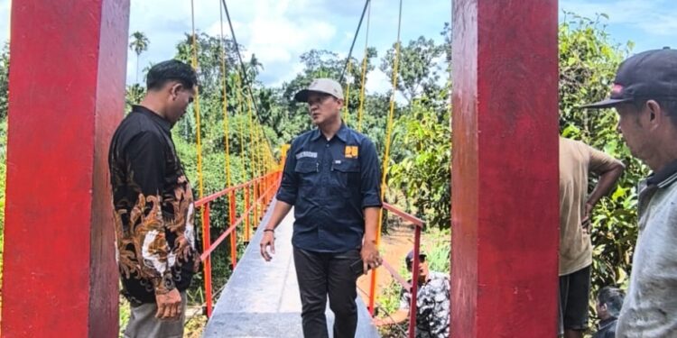 Jembatan Sei Batang Rampung, Warga Dusun Batas Bersyukur