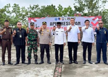 Bupati Zukri Pimpin Apel Siaga Satgas Anti Narkoba Kabupaten Pelalawan 2026